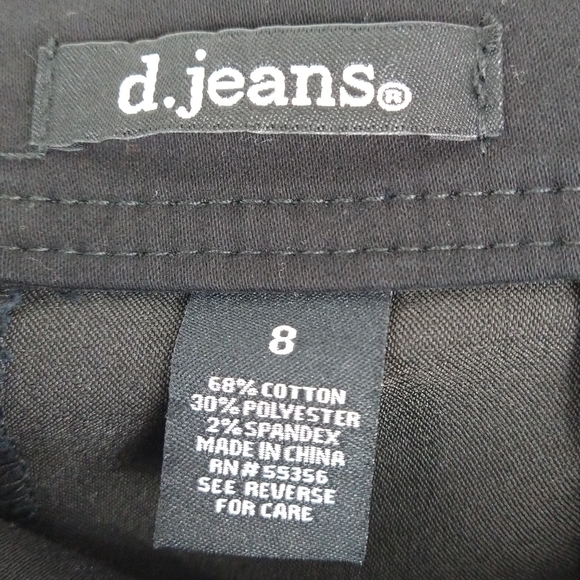 Sold D.Jeans Black Pencil Skirt Size 8 - Picture 8 of 16